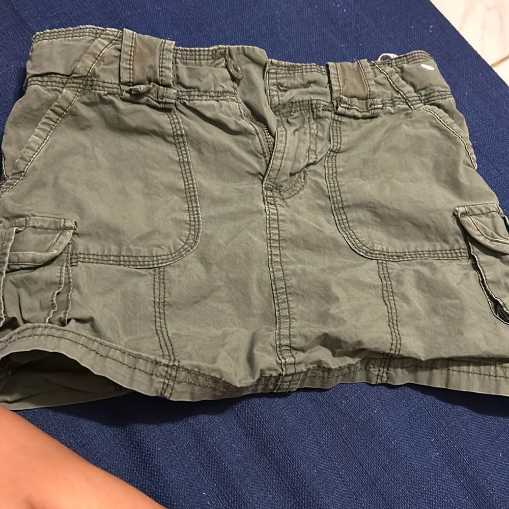 Cargo mini skirt